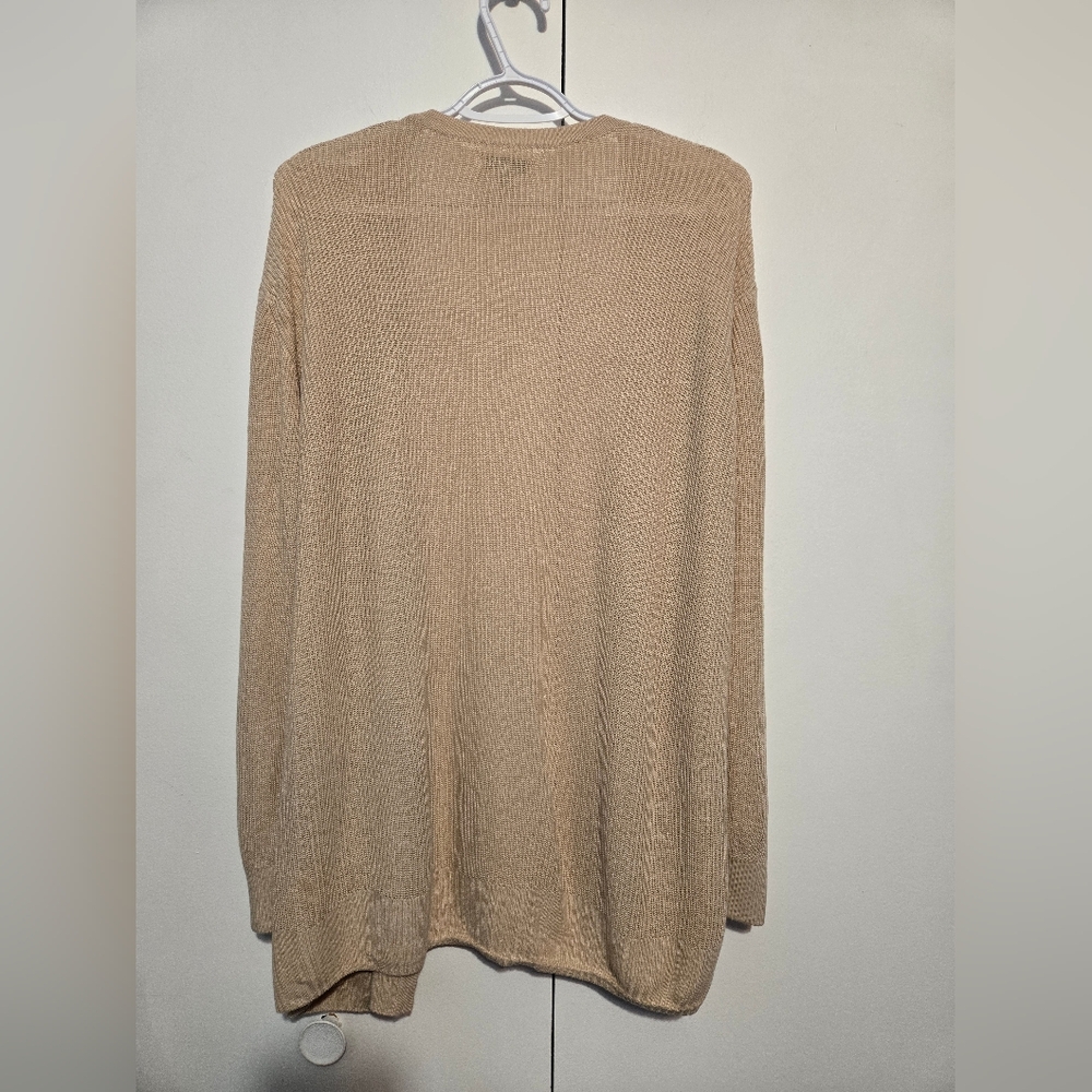 Nine West Women's Tan Cardigan Sweater- Size XXL - Picture 7 of 7